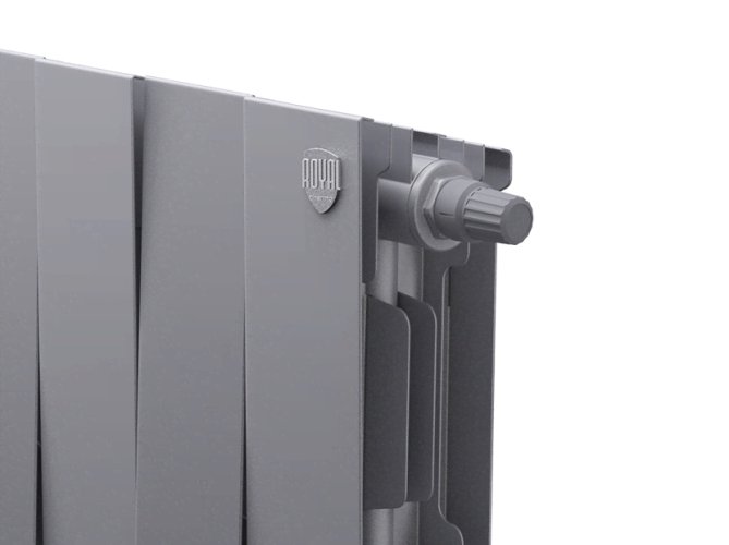 Радиатор Royal Thermo PianoForte 200 /Silver Satin - 18 секц. VDR