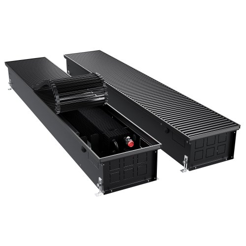 Конвектор внутрипольный Royal Thermo ATRIUM TURBO-150/250/2300-DG-U-BL