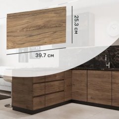 Фасад кухонного шкафа Токио 39.7x25.3 см KONSENSA ЛДСП цвет темное дерево