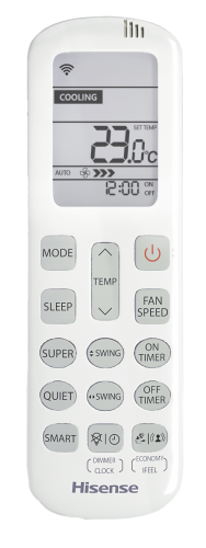 Инверторная сплит-система Hisense AS-10UW4RVETS00 LUX Design SUPER DC Inverter