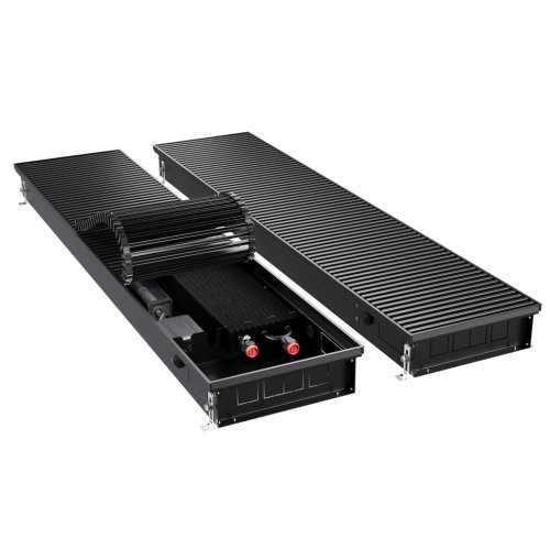 Конвектор внутрипольный Royal Thermo ATRIUM TURBO-90/300/1600-DG-U-BL
