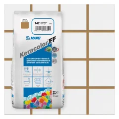 Затирка цементная Mapei Keracolor FF 142 цвет коричневый 2 кг