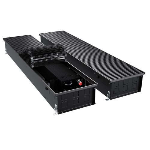 Конвектор внутрипольный Royal Thermo ATRIUM TURBO-150/300/2100-DG-U-BL