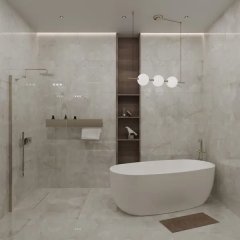 Глазурованный керамогранит Arcadia Ceramica Onice Pearl Glossy 60x60 см 1.44 м² глянцевый цвет перламутровый