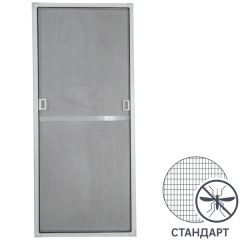 Рамочная москитная сетка 120x56 см к окну ПВХ 130x120 см белая