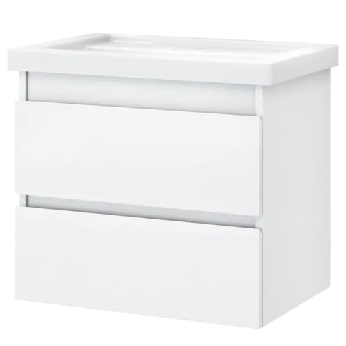 Тумба для ванной Vigo Matteo подвесная белая под раковину Фостер 60 см