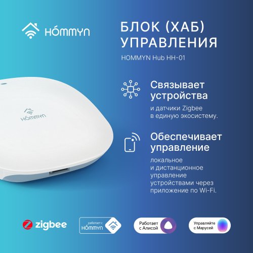 Блок управления (шлюз) HOMMYN Hub HH-01