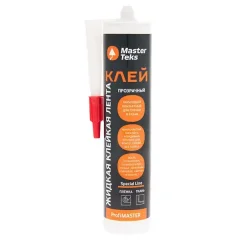 Клей акриловый MasterTeks жидкая клейкая лента прозрачный 280 г