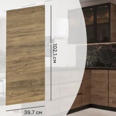 Фасад кухонного шкафа Токио 39.7x102.1 см KONSENSA ЛДСП цвет темное дерево