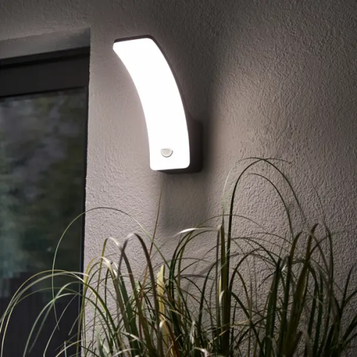Светильник уличный настенный Inspire Lakko LED с датчиком движения 1000 Лм 4000 К IP44 цвет серый