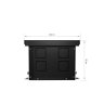 Конвектор внутрипольный Royal Thermo ATRIUM-150/200/1800-DG-U-BL