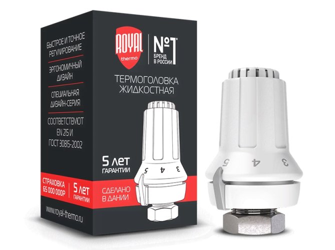 Термоголовка жидкостная Royal Thermo, М30х1,5