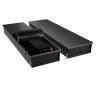 Конвектор внутрипольный Royal Thermo ATRIUM TURBO-150/400/1200-DG-U-BL