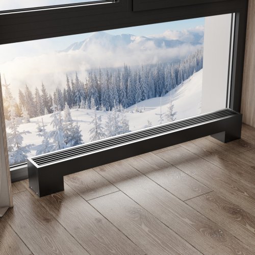 Конвектор напольный Royal Thermo STEP-80/130/1800-1-N-BL-LG-BL