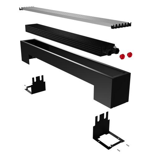 Конвектор напольный Royal Thermo STEP-80/130/1000-1-N-BL-LG-BL