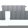 Радиатор Royal Thermo PianoForte 500 Silver Satin VDR80 - 10 секц.