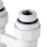 Узел нижнего подключения Royal Thermo прямой 1/2х3/4 EK (белый)