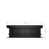 Конвектор внутрипольный Royal Thermo ATRIUM TURBO-90/250/1800-DG-U-BL