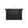 Конвектор внутрипольный Royal Thermo ATRIUM TURBO-190/300/900-DG-U-BL