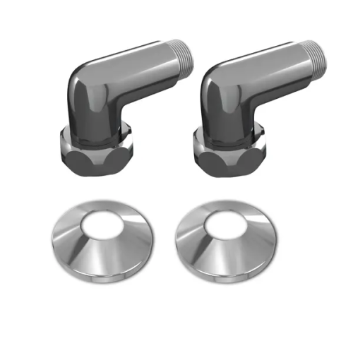Комплект подключения для полотенцесушителя 3/4"х1/2" латунь 2 шт.