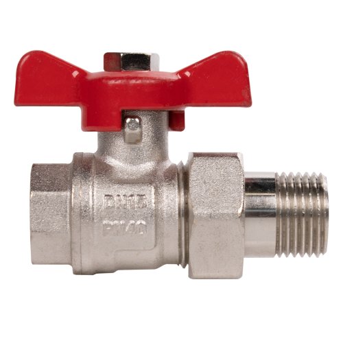 Кран шаровый Royal Thermo OPTIMAL 1/2 НГ, бабочка
