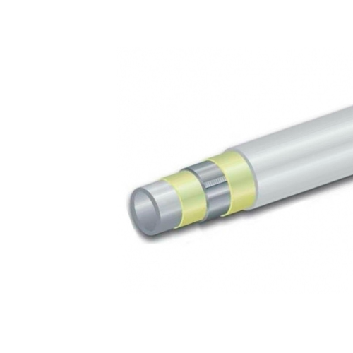 Труба Uponor MLC 63x6 белая, отрезок 5м