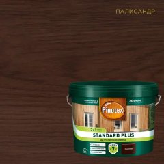 Антисептик Pinotex Standard Plus полуматовый палисандр 9 л