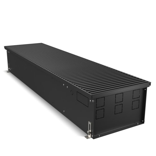 Конвектор внутрипольный Royal Thermo ATRIUM TURBO-190/300/2400-DG-U-BL