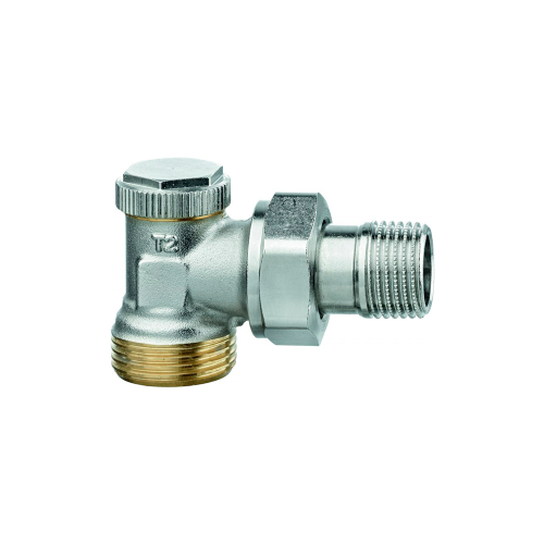 Радиаторный запорно-регулирующий клапан REGUTEC F,  G 3/4"х R 1/2", угловой, латунь