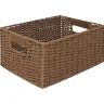 Корзина для хранения 31x15x23 см бамбук цвет коричневый