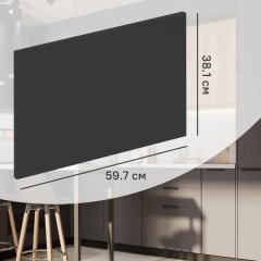 Фасад кухонного шкафа София 59.7x38.1 см KONSENSA ЛДСП цвет серый