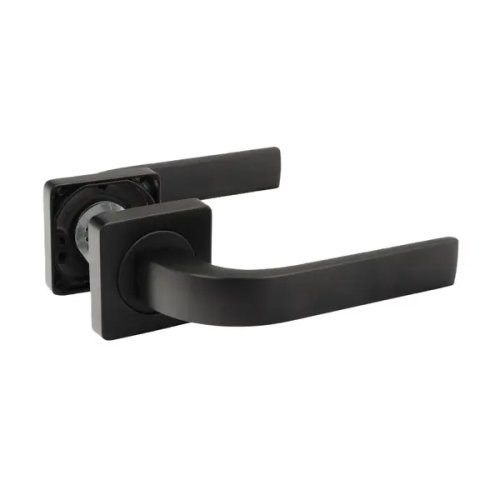 Дверная ручка на розетке Edson EDS-08-QR1 без запирания цвет черный