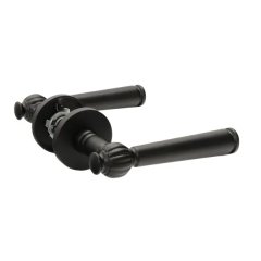Дверная ручка на розетке Edson EDS-31-R2 без запирания цвет черный