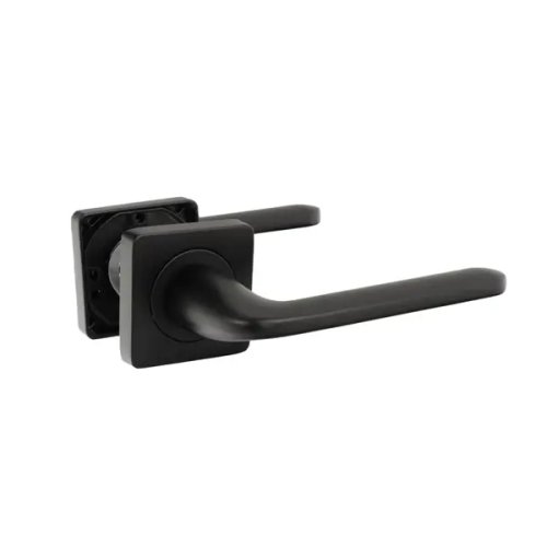 Дверная ручка на розетке Edson EDS-13-QR1 без запирания цвет черный