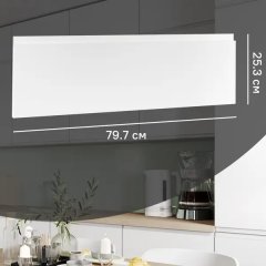 Фасад кухонного шкафа Токио 79.7x25.3 см KONSENSA МДФ цвет белый