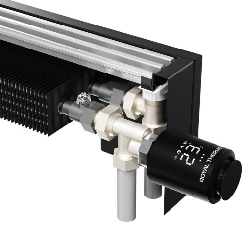 Конвектор напольный Royal Thermo STEP-180/130/2500-3-N-BL-LG-BL